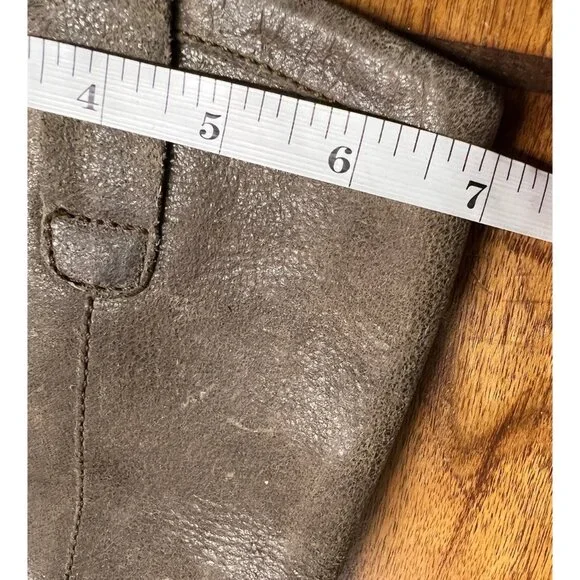 Born Women’s 6 Magda Tall Distressed Buckle Riding Boots Barnwood Brown - Picture 9 of 10